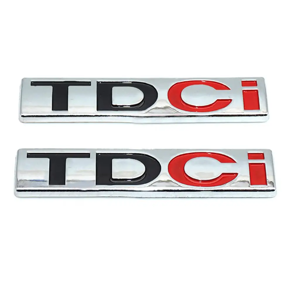Autocollant de coffre arrière de voiture avec lettres TDCI, Badge autocollant pour Jiang Ling Ford