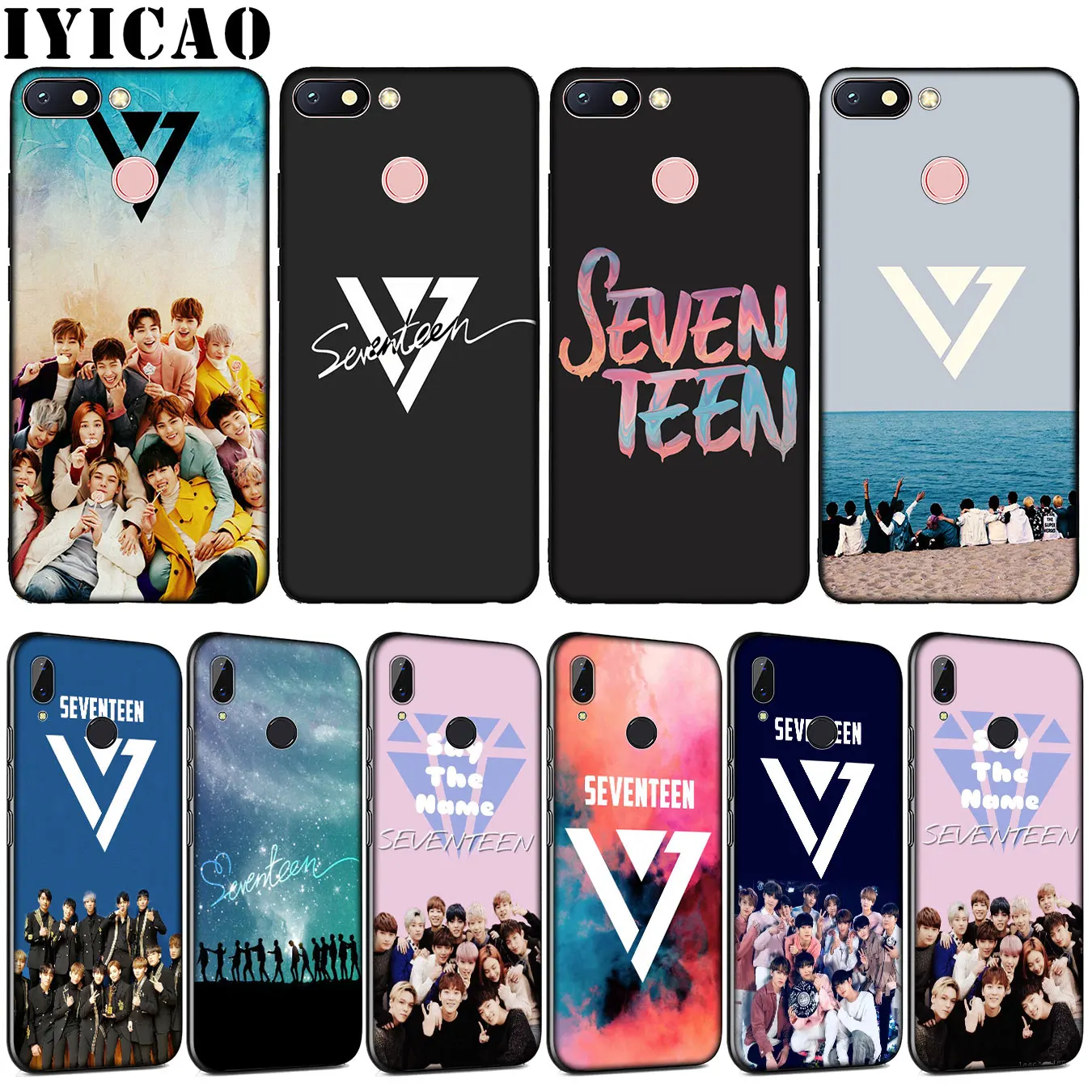 Семнадцать 17 Kpop Band Силиконовый чехол-накладка из мягкого ТПУ чехол для телефона