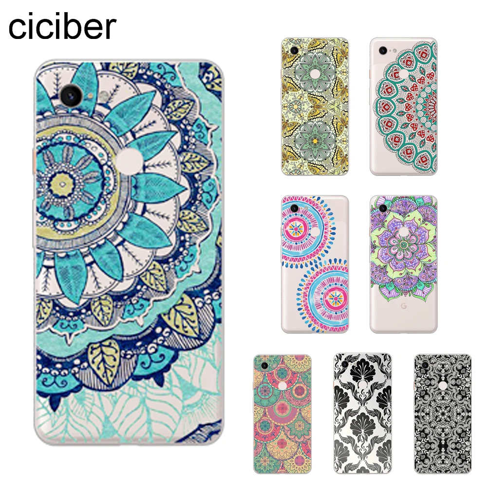 Чехлы для телефонов ciciber Datura цветы Google Pixel 3 2 XL Мягкая силиконовая задняя накладка