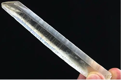YM 304 очень длинный AAA Натуральный Lemurian Seed кварцевый Кристал острый образец
