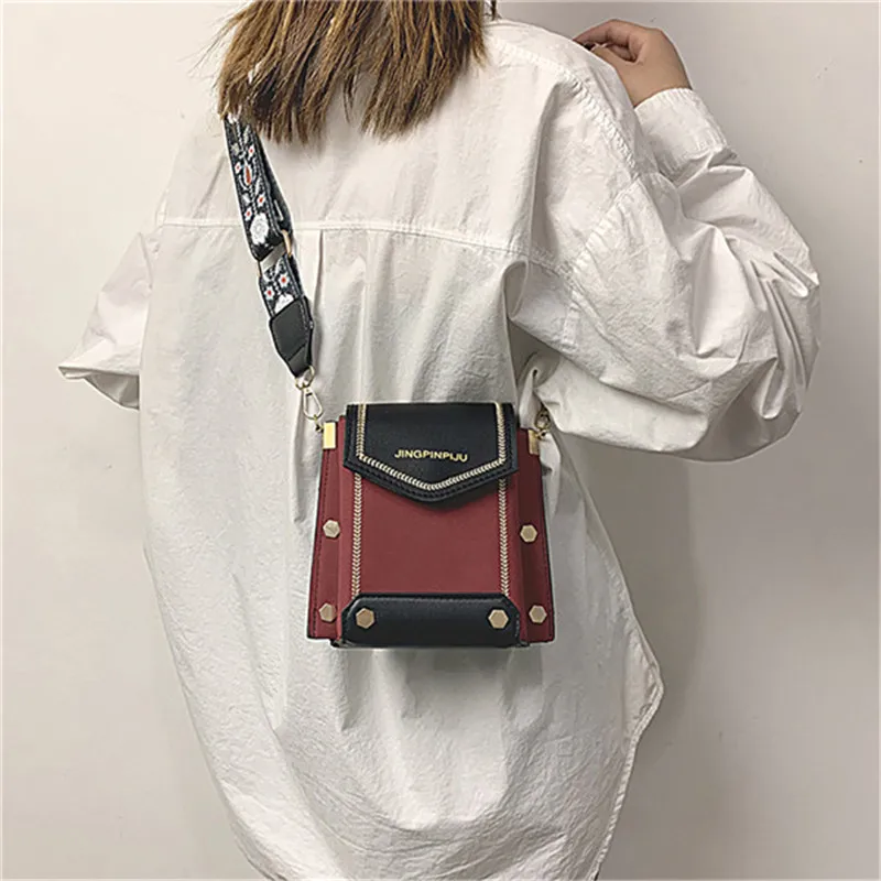Women's Bag Korean Version Wide Shoulder Strap Student Slung Versatile Fashion Shoulde Bag bolsos mujer verano