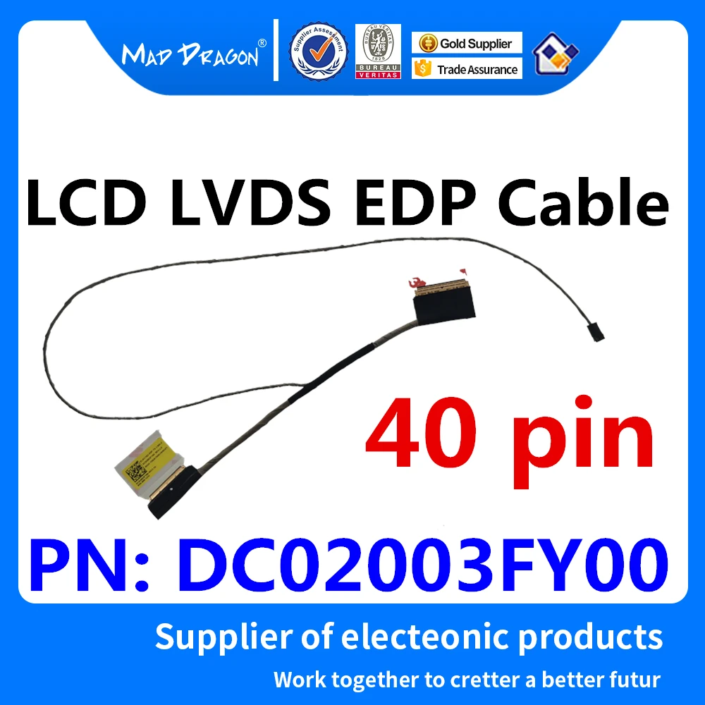 Ноутбук новый оригинальный ЖК LVDS экран гибкий кабель для Lenovo 14e Chromebook ELAC1 и 2 EDP TS