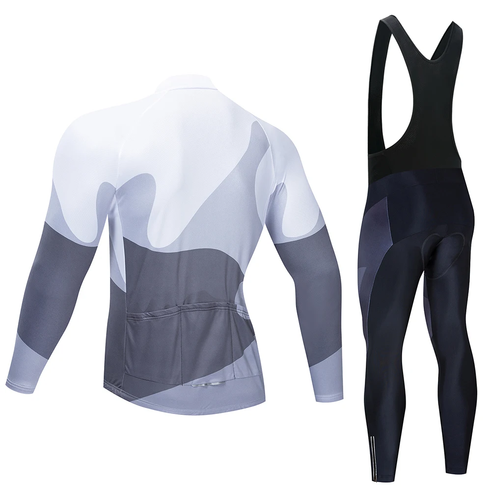 NW Trajes de ciclismo primavera y otono para hombres Secado rapido Deportes de carreras Mtb Bike Jersey Uniformes de bicicleta