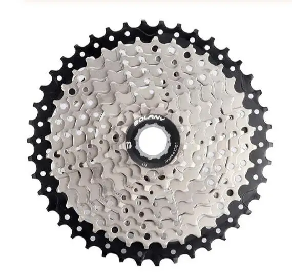M11-42T-04 BOLANY Mountain bicycle Cassete 9 Velocidad 11-42T MTB bike Parts 9 Speed Cassette Freewheel Compatible - Цвет: M11-42T-04