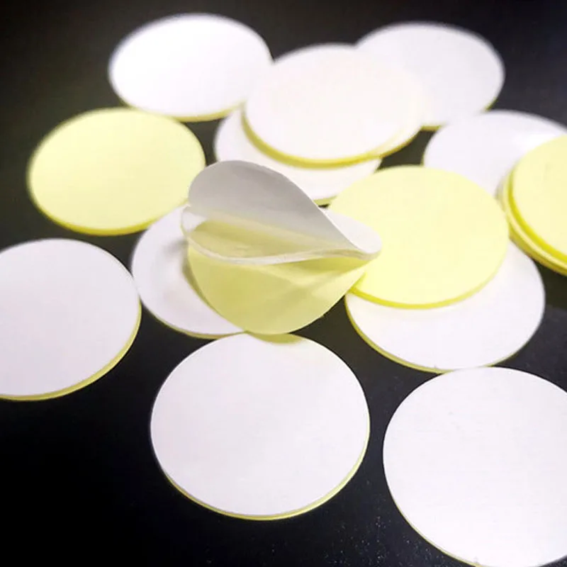 1000Pcs 10 15 20 25 30mm Transparent Double-Sided Adhesive Tape Dot waterproof traceless Acrylic glue Adhesive Round Sticker