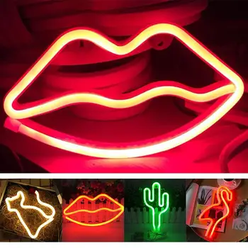

Acrylic Night Lamp Neon Lights LED Light Yard Club Party IP42 Garden Bar Durable Home Decoration Bedroom