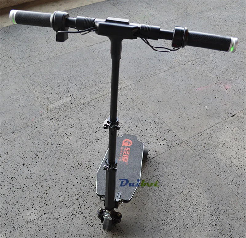 Folding Mini Electric Scooter 4 Inch Portable 3 Wheels Foldable Skateboard Hoverboard Kick Scooter kick-boards 5.3KG for Adults  (21)