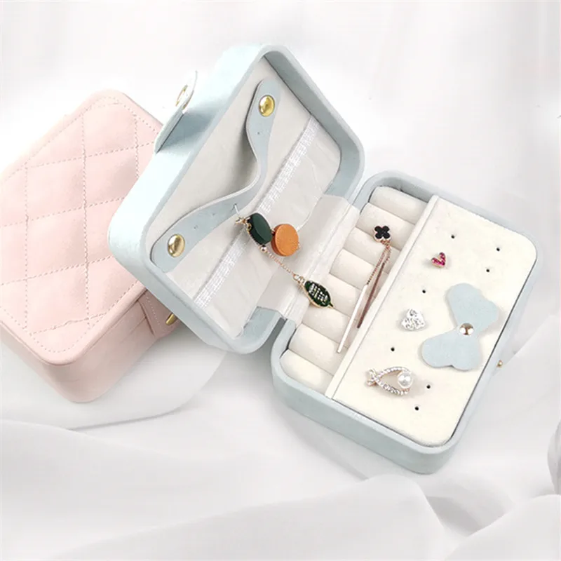 Новинка 2020 коробка для хранения ювелирных изделий кожаное кольцо с гробом серег