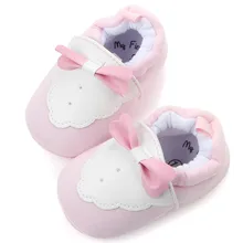 SAGACE/тапочки для новорожденных; Kwaii; домашняя обувь с бантом-бабочкой; тапочки унисекс; Теплая обувь для маленьких девочек