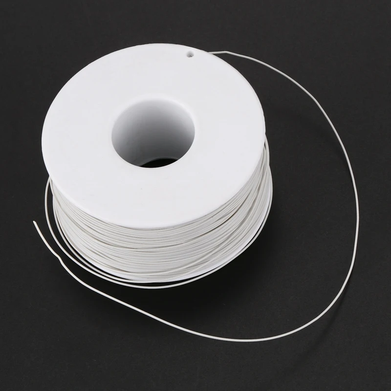 HOT-305M белое покрытие из ПВХ Оловянная медь провода обертывание 30AWG рулон кабеля