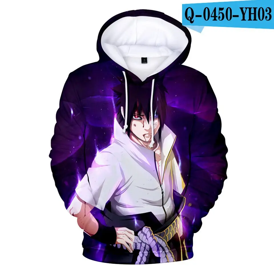 childen 3D Naruto Anime boy/gril Hoodies Sweatshirts 3D Print Popular Streetwear Hooded Spring/Autumn Pullovers Boys Coat - Цвет: color at picture