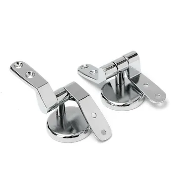 

Chrome Toilet Seat Hinges Bathroom Accessories Replacement With Fittings & Fixings Mountings Drop