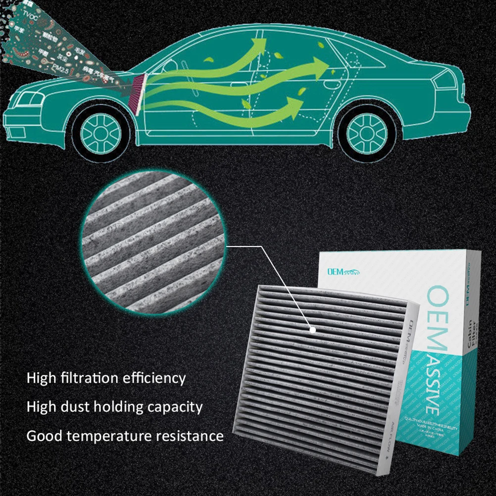 Пыльца автомобиля салонный фильтр активированный уголь 87139-YZZ08 SEDNF-29100 для Toyota RAV4 Camry Prius Corolla Lexus RX GS LX GX IS Subaru