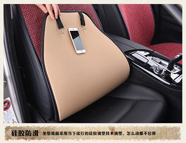 5 Seats Linen Car Seat Cover Protector Flax Front Rear Seat Back Cushion Pad Mat with Backrest for Auto Interior Truck Suv Van