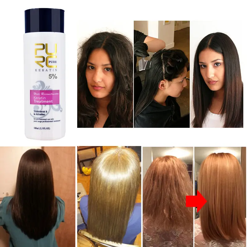 100ml Hair Conditioner Natural Brazilian Keratin Moisturizes Smooth Shiny Dry Professional Maintenance Repair Hair mask Keratin