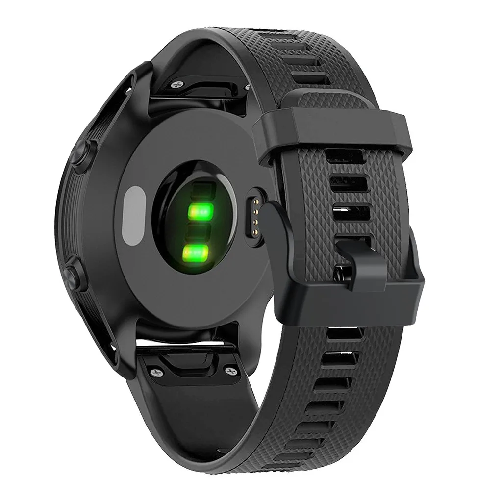 22 см силиконовый ремешок для Garmin Forerunner 945/935/Fenix 5/Plus различные цвета свет и гибкая Мода