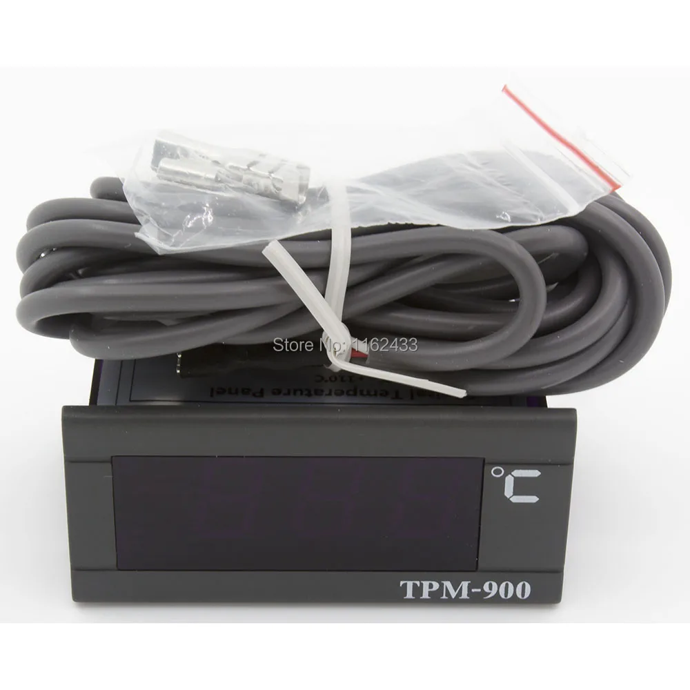Цифровой светодиодный термометр 220 В переменного тока|temperature panel|temperature panel meterdigital