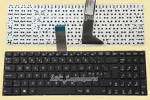 Novo teclado dinamarquês finlandês nórdico norueguês dk para asus pro550l e550c e550l fl5000c fx50j fx550j preto, sem moldura
