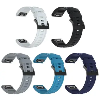 

Silicone Watchband Wrist Strap Replacement for Fenix 6S Smart Watch Belt w/Buckle for Garmin Fenix 6S Smartwatch Accessories