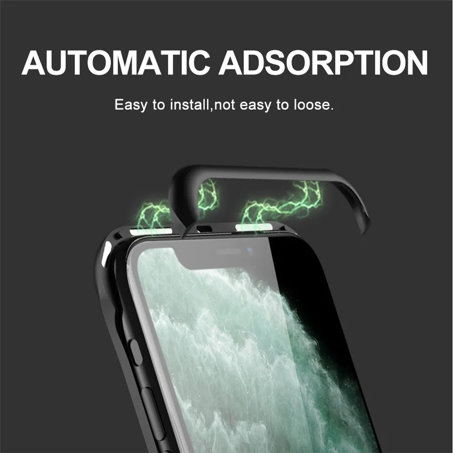 Чехол с магнитной оправой для iPhone 11 Pro Max, прозрачный, ударопрочный, против царапин, из закаленного стекла, металлический чехол для iPhone 11