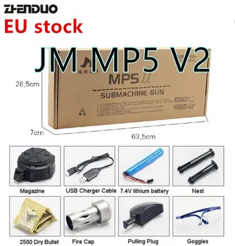 

ZHENDUO JM MP5 V2 Drum Mag SMG Gel Blaster