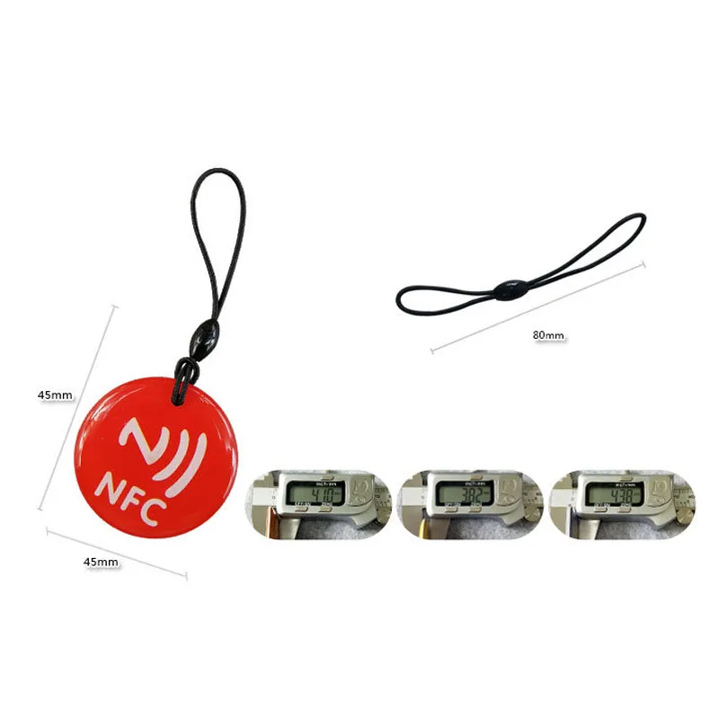 NTAG213 NFC эпоксидная бирка RFID стикер брелок с картой для ключей 13 56 МГц