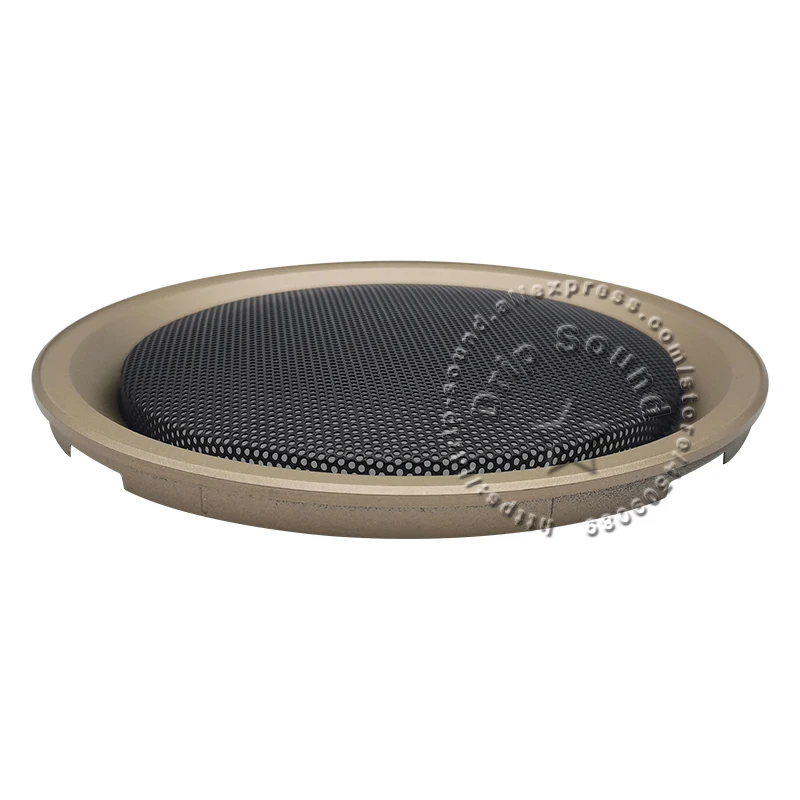 4 Grilles De Haut-parleur Voiture 66mm - Couverture De Calandre Décorative En Acier - Argent - 9