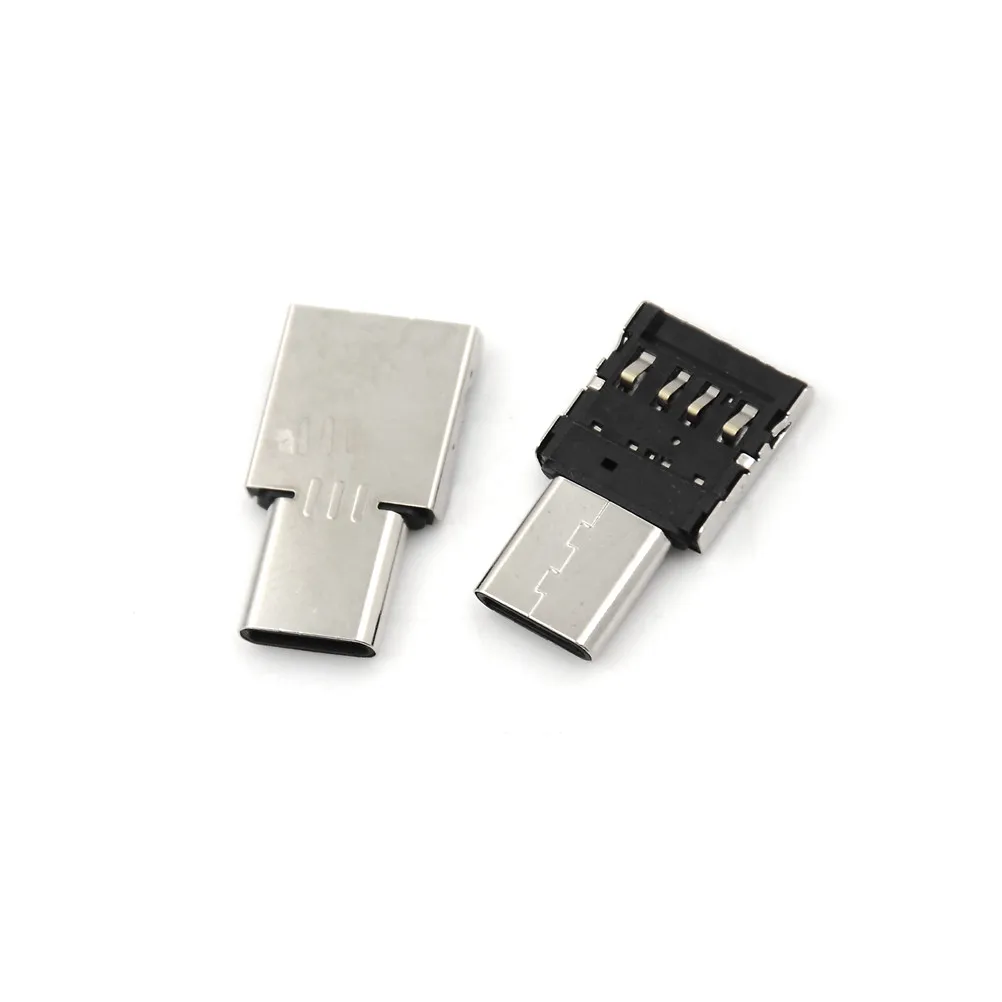 2Pcs USB 3 1 Type C Connector Type C Male to USB Female OTG Adapter Converter 3