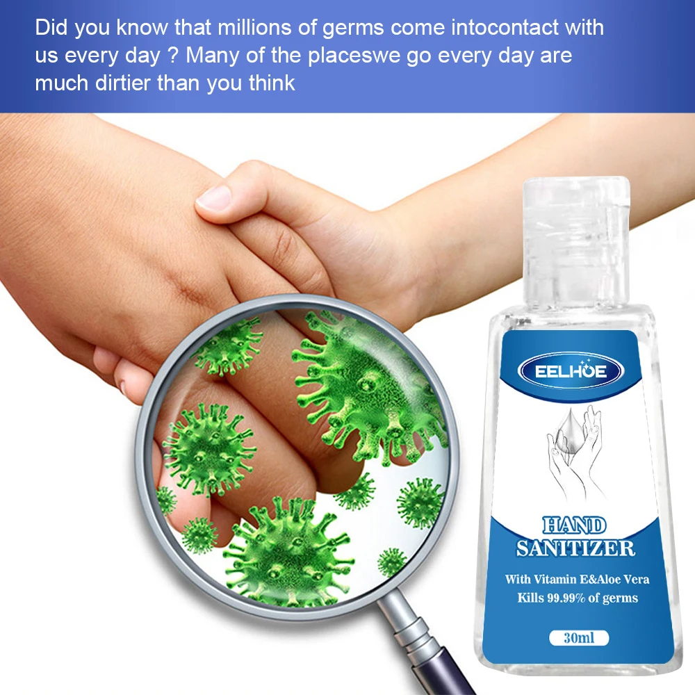 50ml Travel Portable Hand Sanitizer Gel Disposable No Clean Waterless Anti-Bacteria Moisturizing Liquid | Дом и сад