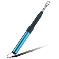 blue Новое поступление Складная дуговая Зажигалка USB зарядка Зажигалка наружная ветрозащитная барбекю импульсная свеча кухонная зажигалка в подарок - Цвет: blue