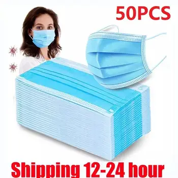 

Fast delivery High Quality Mask Earloop Face Mouth Masks Three-layer Protective Mask Anti-pollution Mask Anti-dust Mask