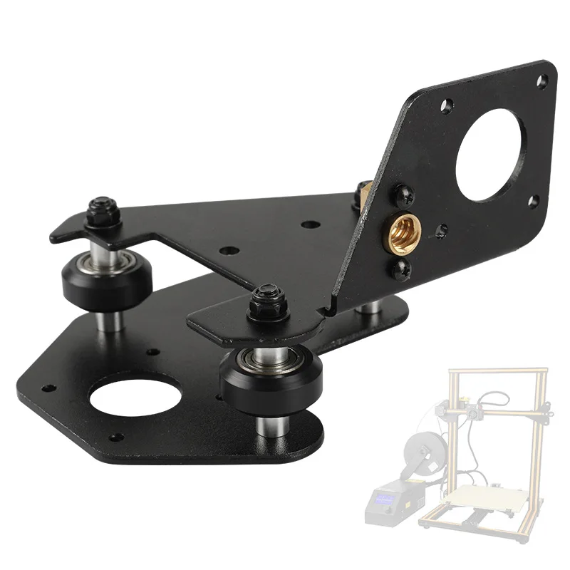 1 шт. детали для 3D-принтера X Axis Motor Mount Bracket X-Axis передняя/задняя пластина для крепления двигателя с колесами T Nut для Cr-10 S4/S5