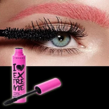 

Curling Thick Lengthen Fiber Mascara Curly Silicone Brush MascaraLong Lasting Sweat Proof Natural Mascara Makeup YL