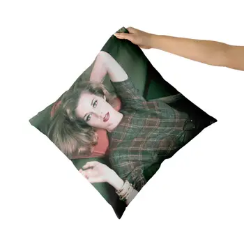 

Jane Fonda Cotton Canvas custom pillow custom covers Throw Pillow Pillow Covers Sofa Pillow