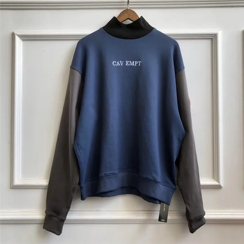 Свитер с высоким воротом CAV EMPT C.E CE свитшоты для мужчин и женщин свободная уличная