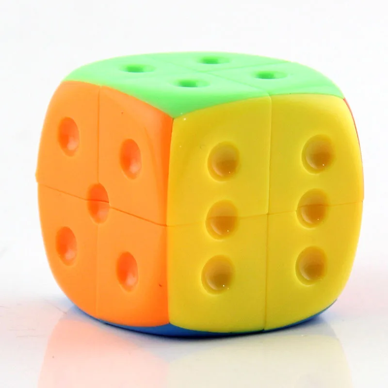 LeFun игральные кости 2x2x2 магический куб смайлик 2x2 Скорость твисти головоломка головоломки сложный интеллект Развивающие игрушки для детей