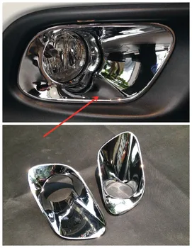 

ABS Chrome Accessories FOR Jeep Cherokee KL 2014 2015 2016 2017 2018 Car front fog lamp light frame Cover Trim