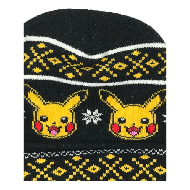 Ainme Pokemon Pikachu Hat Knitted Cap Baby Boy Girl Cartoon Street Fashion Hip Hop Beanies Kids Hat Christmas Gifts