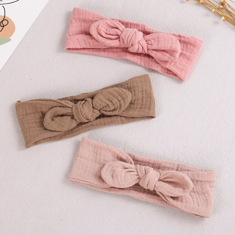 cool baby accessories Baby Headband For Children Tie Knot Turban Toddler Girl Hair Accessories Cotton Headbands Newborn Photo Hairband Soft Head Wraps baby headband