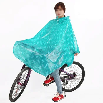 

Fashion wave Bicycle Raincoat Men Women Rain Cape Poncho Hooded Windproof Rain Coat Mobility Scooter Cover Rain Coat