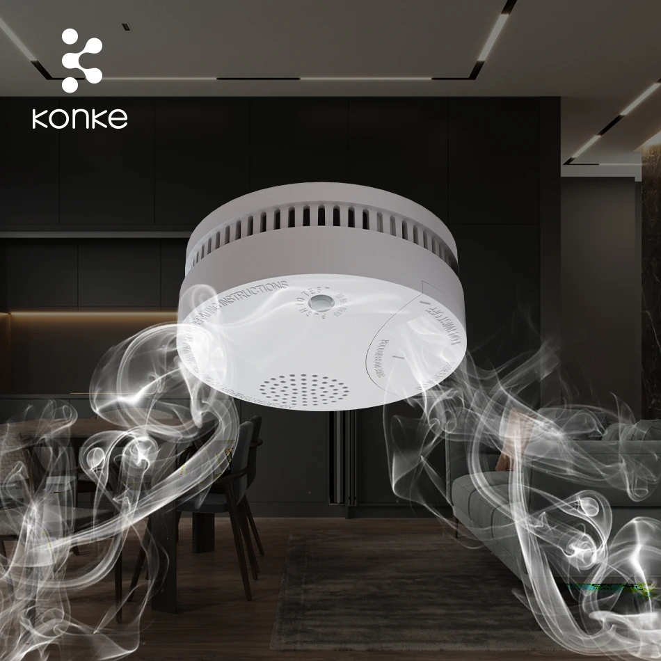 Умный дом ZigBee пожарная сигнализация датчик дыма детектор газа дистанционное