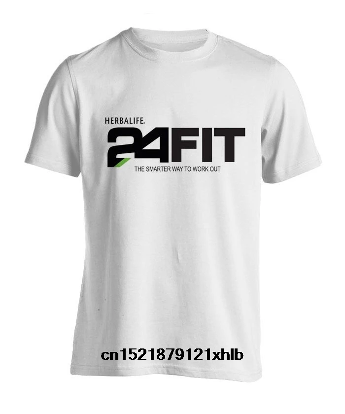 Мужская футболка Herbalife 24 Fit с логотипом белая летняя модная верхняя одежда wo для