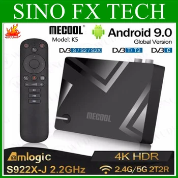 

Mecool K5 Amlogic S905X3 Smart Android 9.0 TV Box DVB-C S2 T2 2GB 16GB 2.4G 5G dual WiFi Bluetooth 4K HD Set top Box Mecool K5