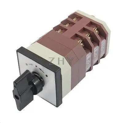 

AC 380V 16A Momentary Three Position 12 Terminals Combination Changeover Switch