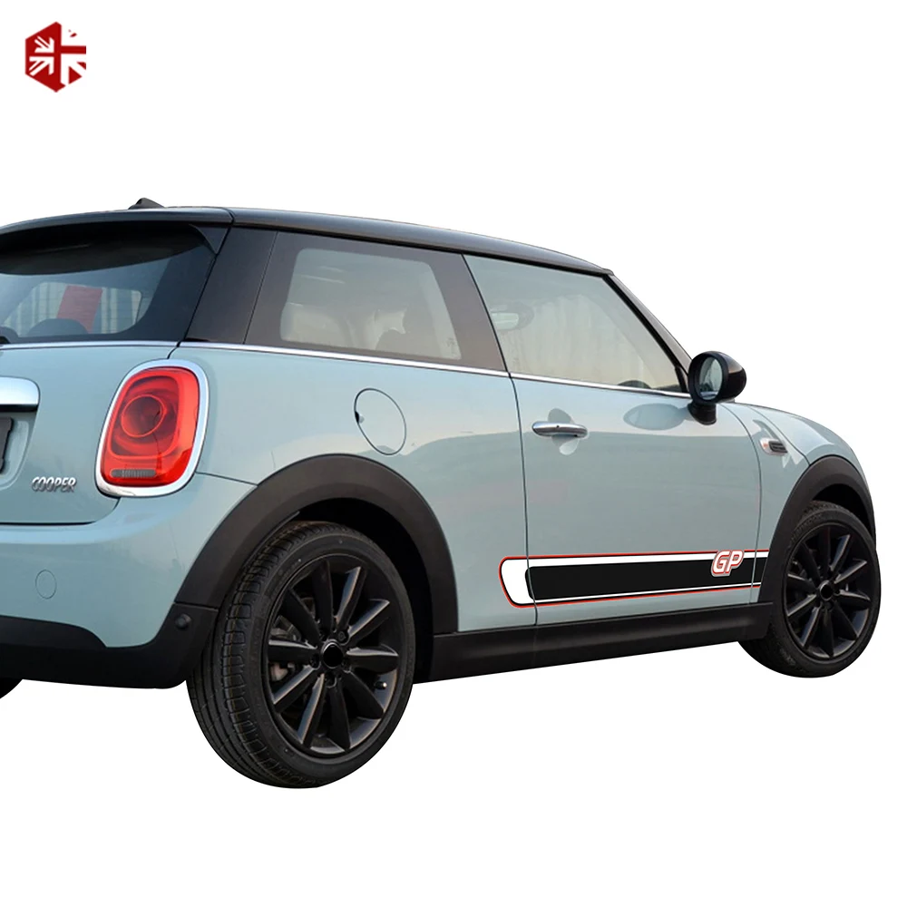 2 Pcs Side Stripes Stickers MINI GP Style Body Decal For MINI Cooper S F56 One JCW 2014-present Exterior Accessories