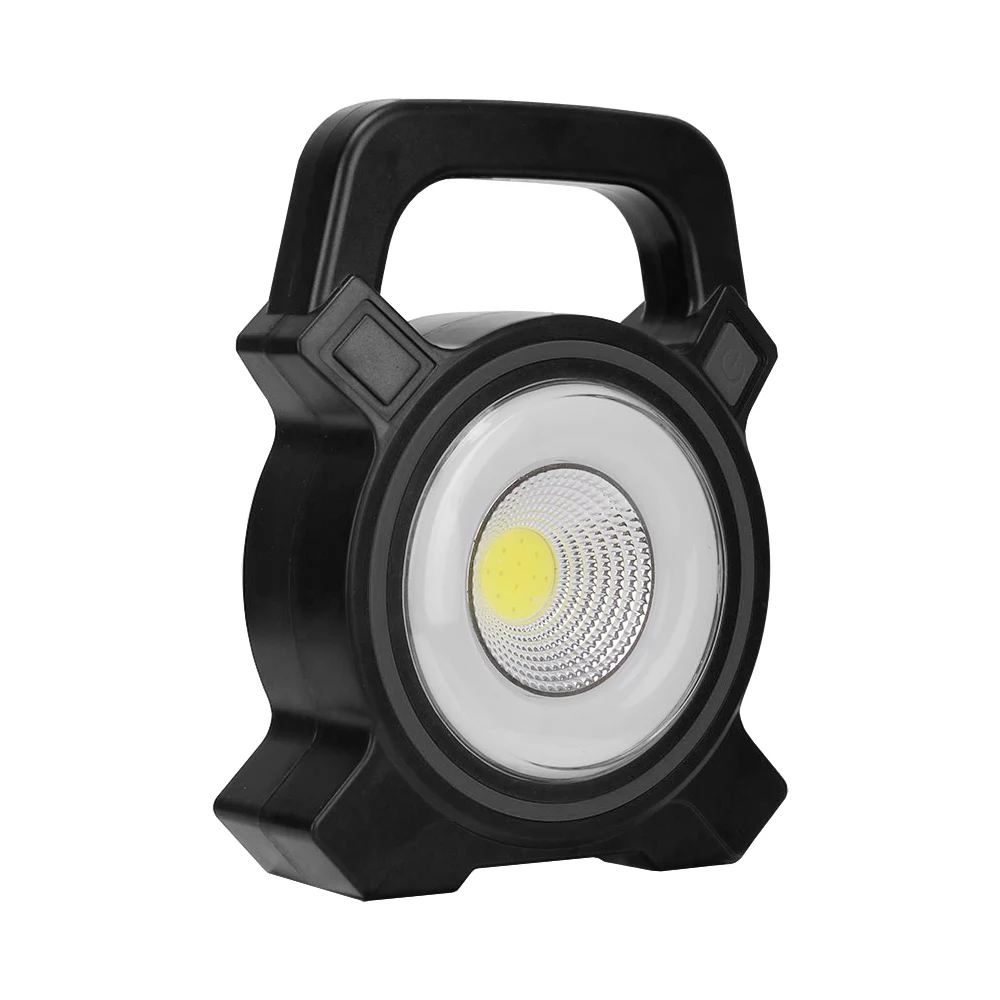 Black SUNYIMA COB светодиодный портативный фонарь для кемпинга, лампа для палатки, светильник для наружного аварийного чтения, ремонтные лампы фонарь, светильник-вспышка - Испускаемый цвет: Black