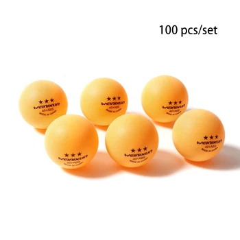 

100pcs Home Practice Training Gym Indoor High Elastic Pong Sports Amateur 3-Stars Table Tennis Balls Outdoor ABS 40mm