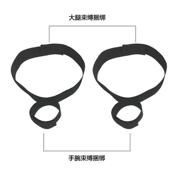 Adult Couples Erotic BDSM Bondage Restraints Slave Wrists & Ankle Cuffs No Vibrator Sex Toys For Women Men Accessories Sex Shop 3