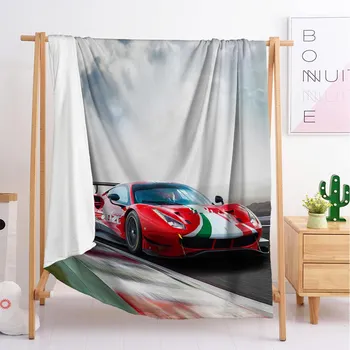 

Spring and summer 2020 new luxury locomotive Throw Blanket tapestry sleeping blanket flannel blanket double single bedding