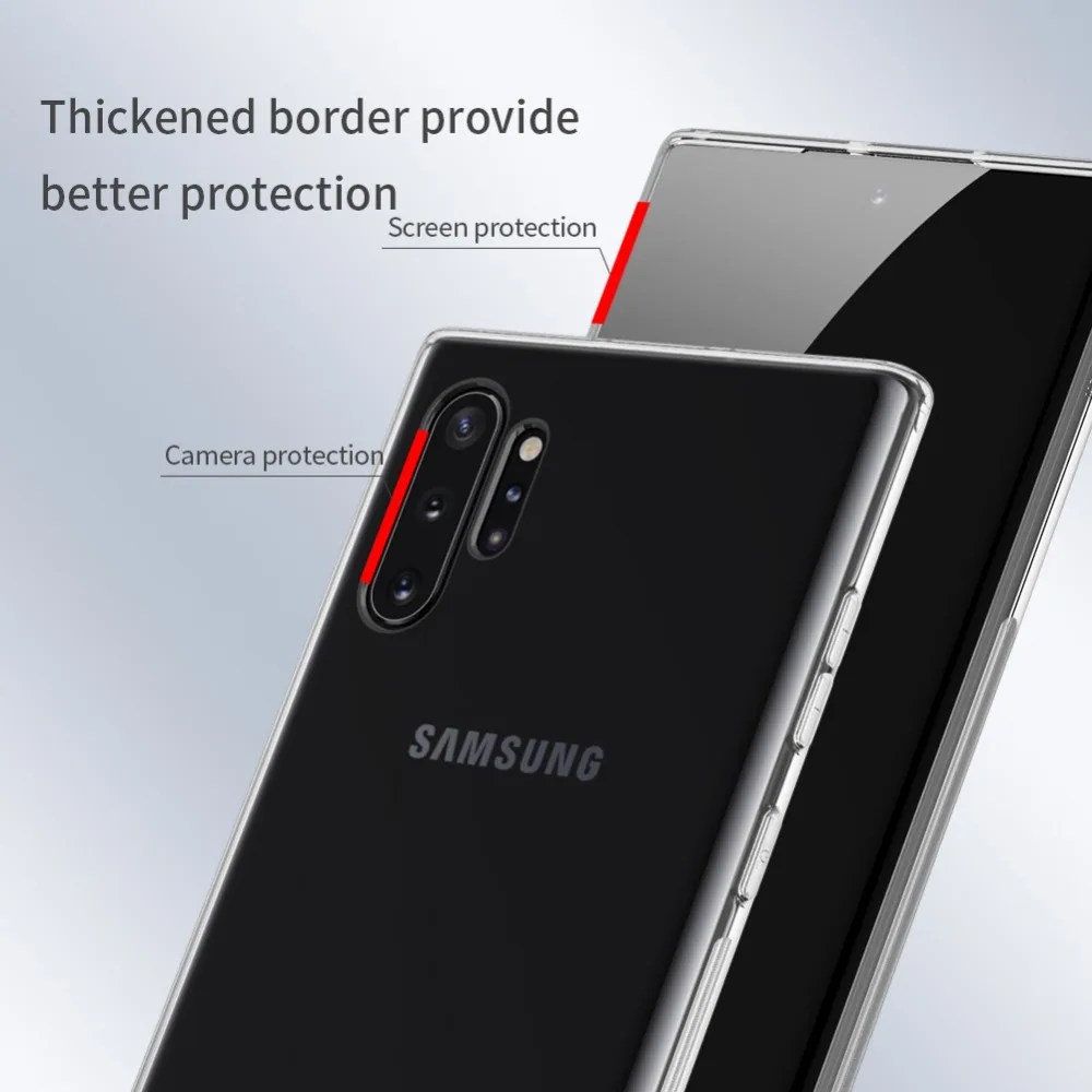 Для samsung Galaxy Note 10 S10 S9 S8 Plus чехол Nillkin силиконовый мягкий ТПУ чехол для телефона для samsung S10 S10E S9 S8 Plus S7 Edge чехол